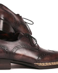 Paul Parkman Norwegian Welted Wingtip Derby Shoes Bronze (ID