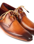 Paul Parkman Ghillie Lacing Handsewn Shoes Light Brown (ID
