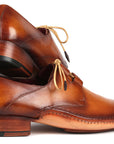 Paul Parkman Ghillie Lacing Handsewn Shoes Light Brown (ID