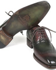 Paul Parkman Goodyear Welted Oxfords Brown & Green (ID