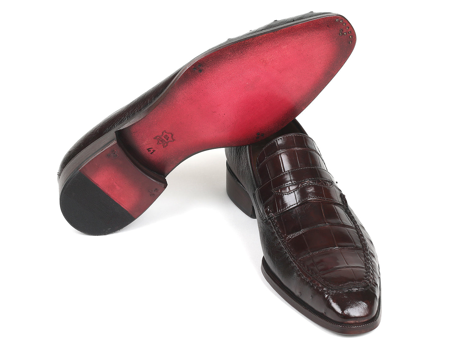 Paul Parkman Beige &amp; Brown Plaid Canvas Derby Shoes (ID