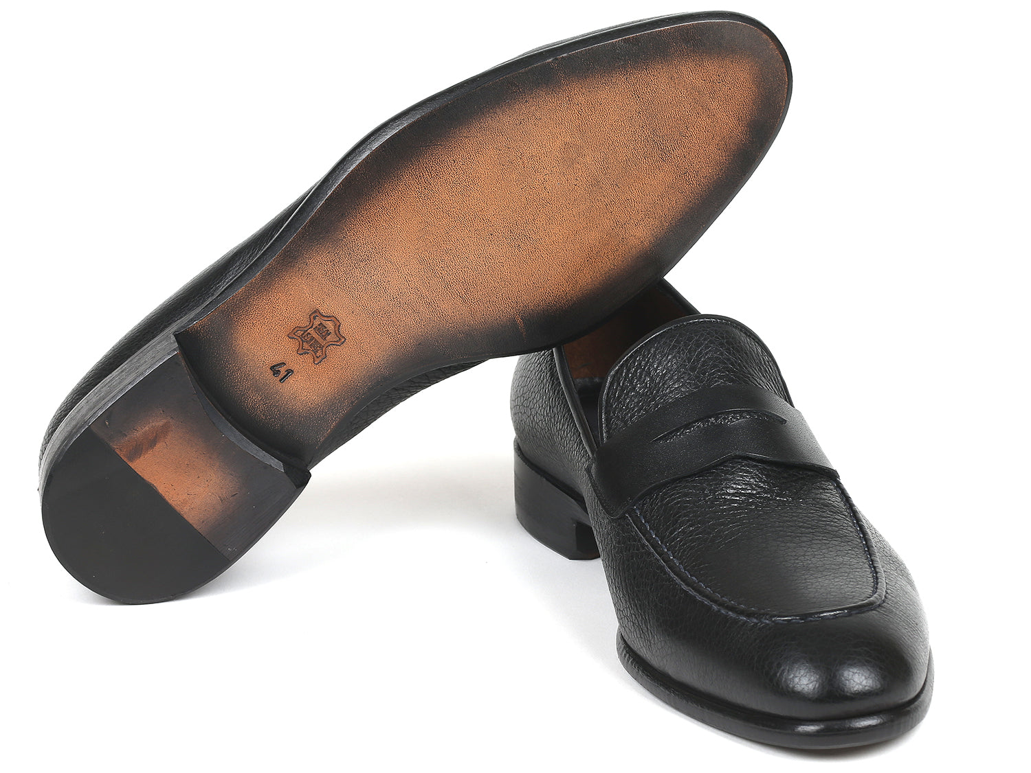 Paul Parkman Beige &amp; Brown Plaid Canvas Derby Shoes (ID