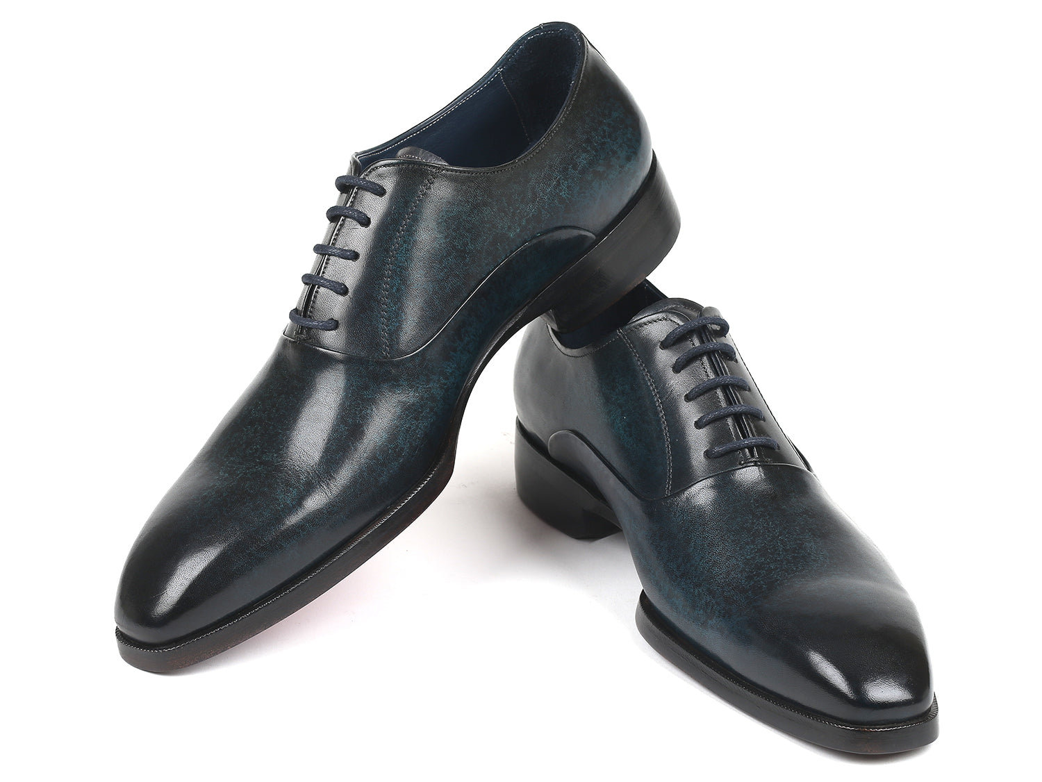 Paul Parkman Beige &amp; Brown Plaid Canvas Derby Shoes (ID