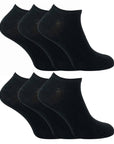 Cihat 6 Pack Children's Cotton Trainer Socks - Toi ‘n’ Moi Ltd