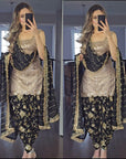 Designer Patiala Dhoti Kameez – Stylish Indian Punjabi Kurta with Dupatta | Ready-to-Wear 3-Piece Salwar Suit for Women - Toi ‘n’ Moi Ltd