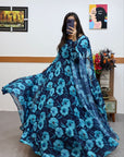 Orgenza SiLK  Designer Party Gown & Dupatta Set-2