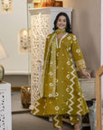 Elegant Embroidered Salwar Kameez Dress – Formal 3-Piece Long Sleeve Pakistani Suit | Handmade Designer Traditional Wear | Readymade Dress - Toi ‘n’ Moi Ltd
