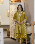 Elegant Embroidered Salwar Kameez Dress – Formal 3-Piece Long Sleeve Pakistani Suit | Handmade Designer Traditional Wear | Readymade Dress - Toi ‘n’ Moi Ltd