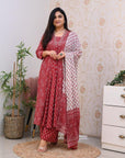 Pure Fine Cotton Kurti & Pant Set – 100% Cotton Dupatta for Breathable Comfort & Elegant Style - Toi ‘n’ Moi Ltd