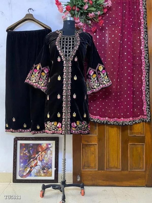 Stylish Pakistani-Indian Readymade Salwar Kameez – Georgette Punjabi Suit for Women | Elegant Traditional Wear - Toi ‘n’ Moi Ltd