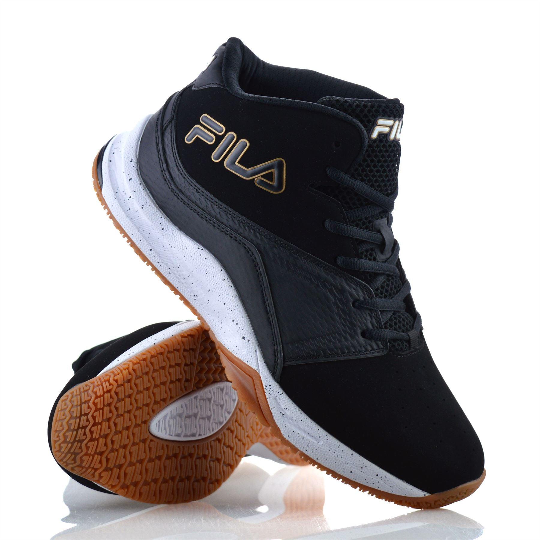 Mens Fila High Top Casual Walking Ankle Boots Basketball Gym Trainers Shoes Size - Toi ‘n’ Moi Ltd