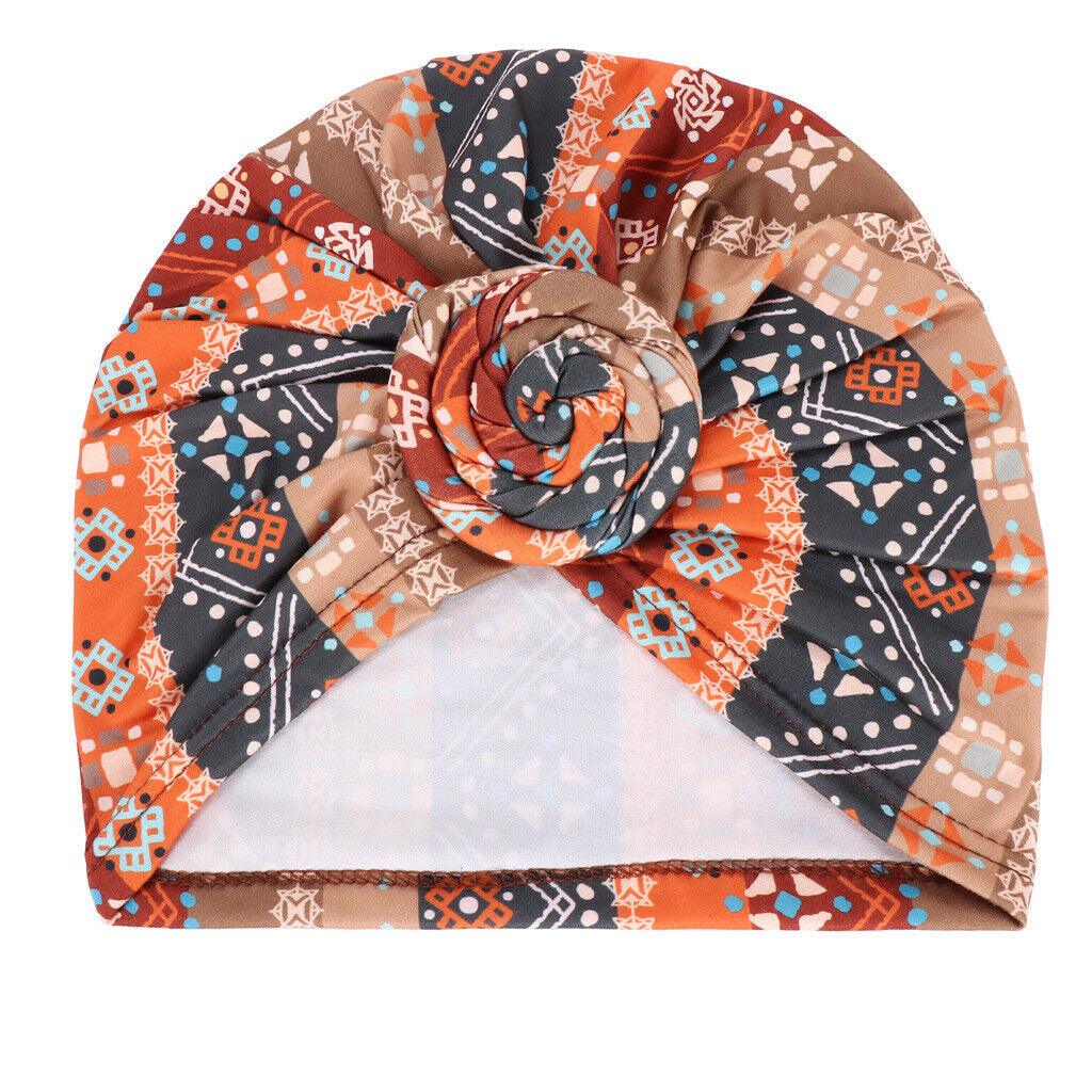 Stretch Turban Hats for Women - African Knot Headwraps Soft Pre Tied Bonnet Hair - Toi ‘n’ Moi Ltd