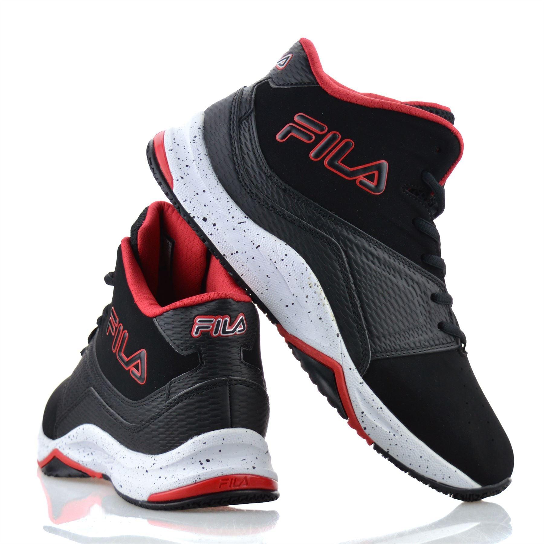 Mens Fila High Top Casual Walking Ankle Boots Basketball Gym Trainers Shoes Size - Toi ‘n’ Moi Ltd