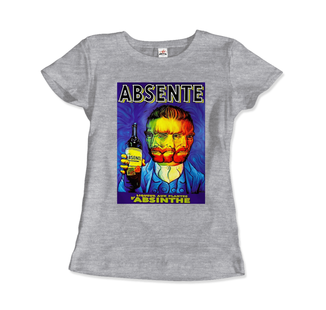 Absente, Vintage Absinthe Liquor Advertisement With Van Gogh T-Shirt - Toi ‘n’ Moi Ltd