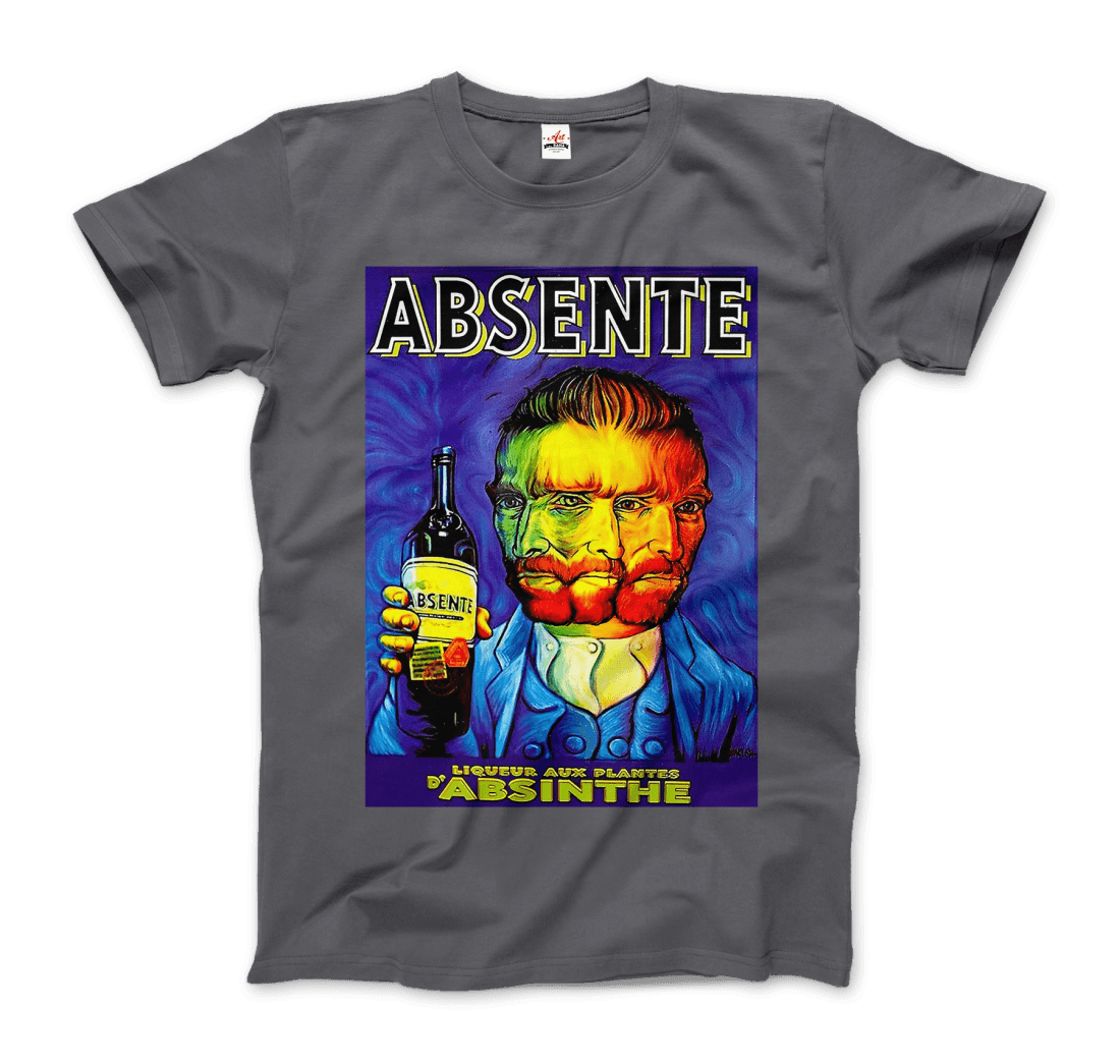 Absente, Vintage Absinthe Liquor Advertisement With Van Gogh T-Shirt - Toi ‘n’ Moi Ltd