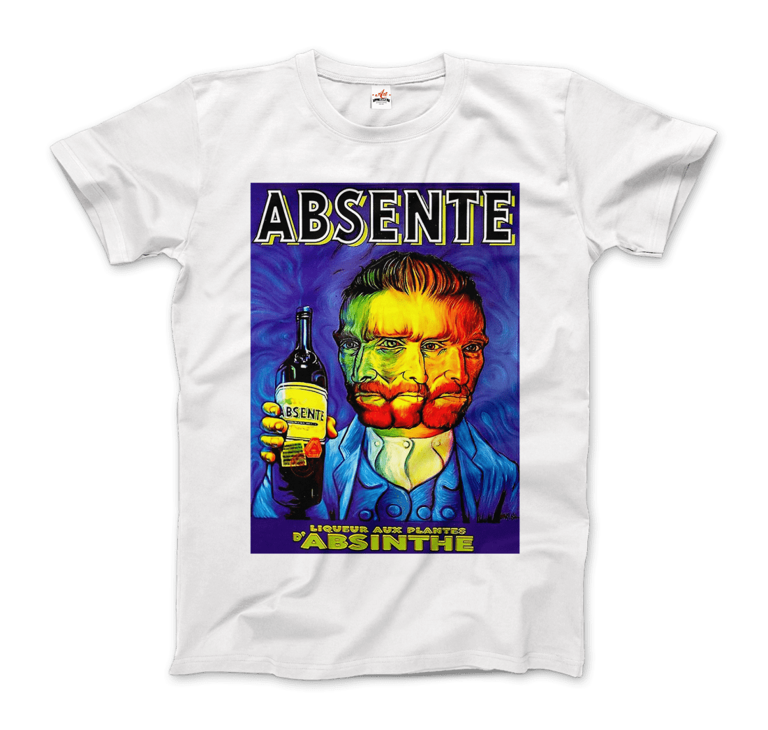 Absente, Vintage Absinthe Liquor Advertisement With Van Gogh T-Shirt - Toi ‘n’ Moi Ltd