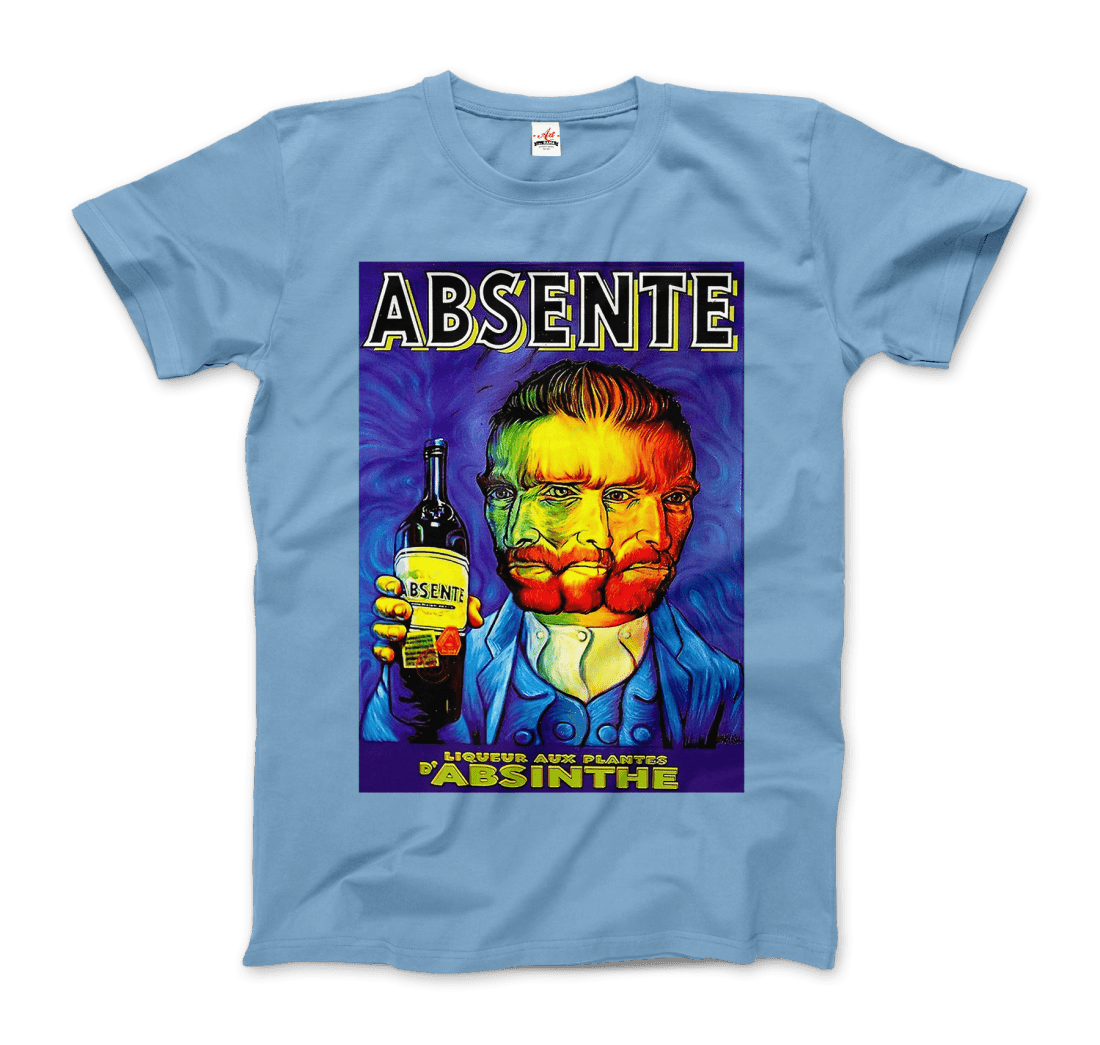 Absente, Vintage Absinthe Liquor Advertisement With Van Gogh T-Shirt - Toi ‘n’ Moi Ltd