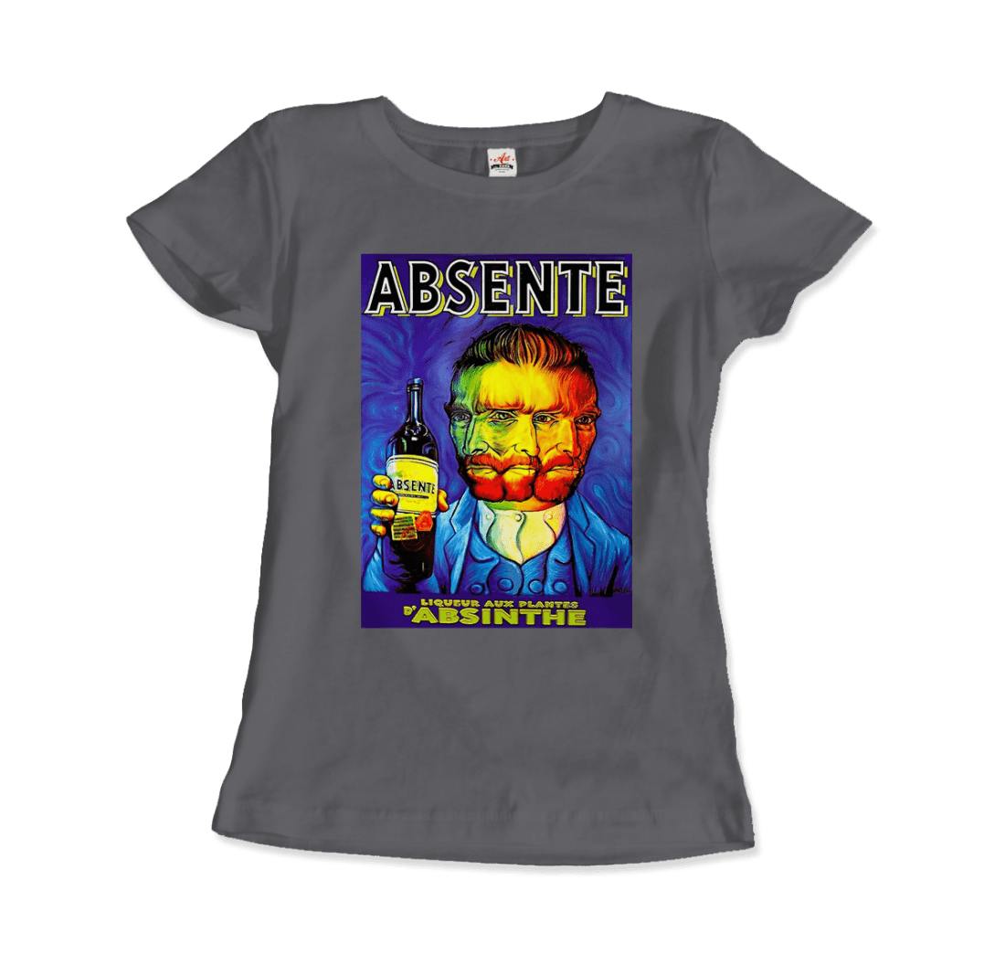 Absente, Vintage Absinthe Liquor Advertisement With Van Gogh T-Shirt - Toi ‘n’ Moi Ltd