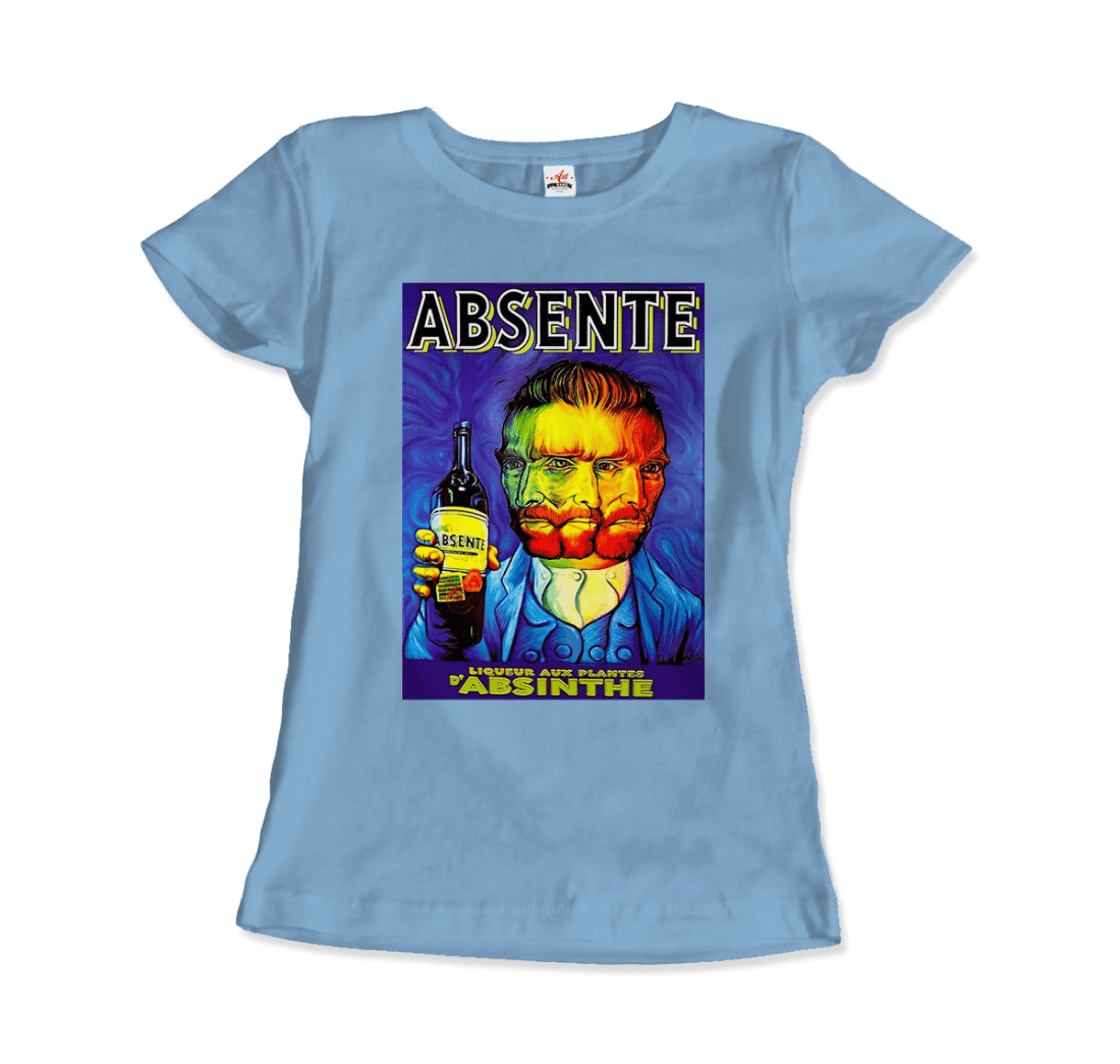Absente, Vintage Absinthe Liquor Advertisement With Van Gogh T-Shirt - Toi ‘n’ Moi Ltd