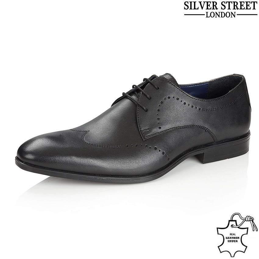 MENS REAL LEATHER SHOES NEW SLIP on SMART FORMAL WEDDING OFFICE PARTY SHOES SIZE - Toi ‘n’ Moi Ltd