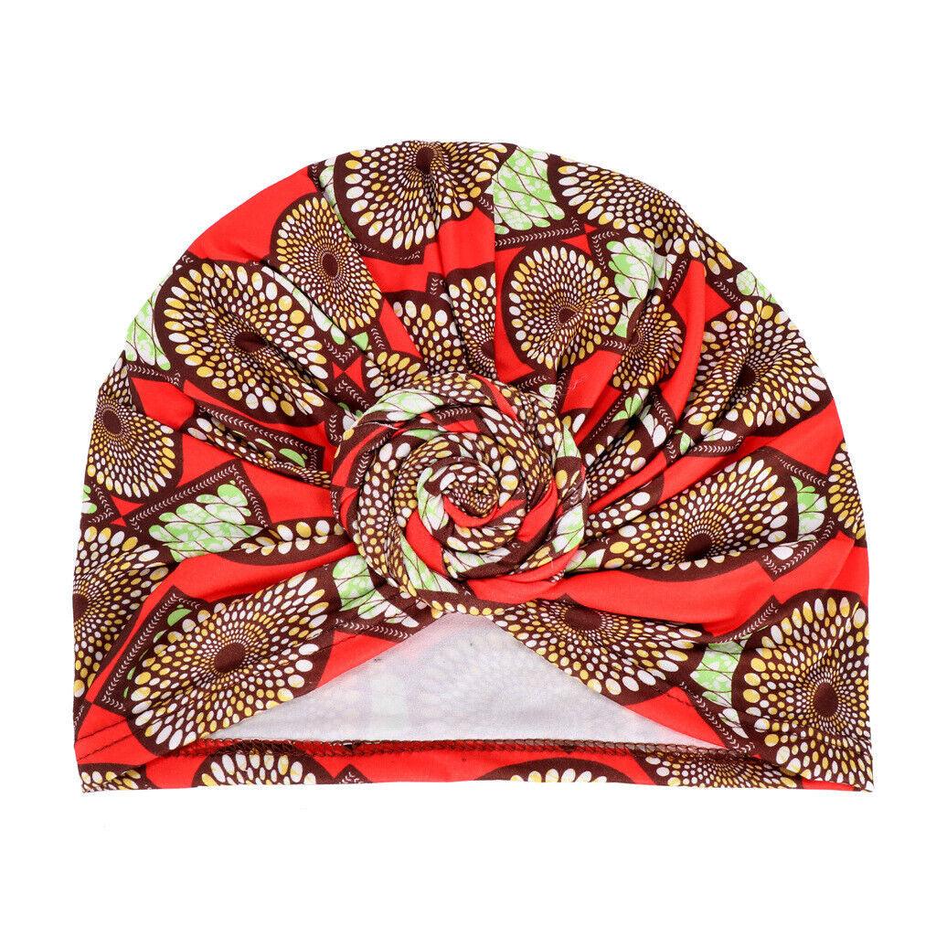 Stretch Turban Hats for Women - African Knot Headwraps Soft Pre Tied Bonnet Hair - Toi ‘n’ Moi Ltd