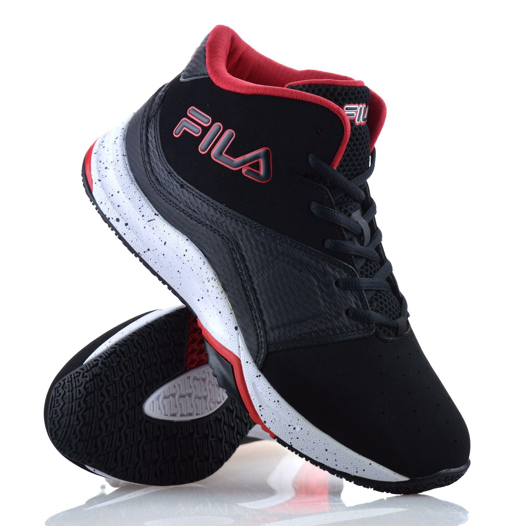 Mens Fila High Top Casual Walking Ankle Boots Basketball Gym Trainers Shoes Size - Toi ‘n’ Moi Ltd
