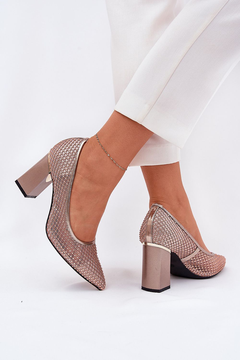 Block heel pumps model 209778 Step in style - Toi ‘n’ Moi Ltd