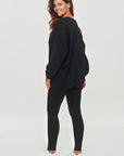  Long leggings model 209665 Makadamia 