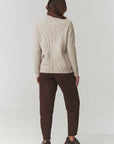  Turtleneck model 220775 Makadamia 
