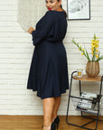  Plus size dress model 168960 Karko 