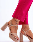  Heel sandals model 179118 Step in style 