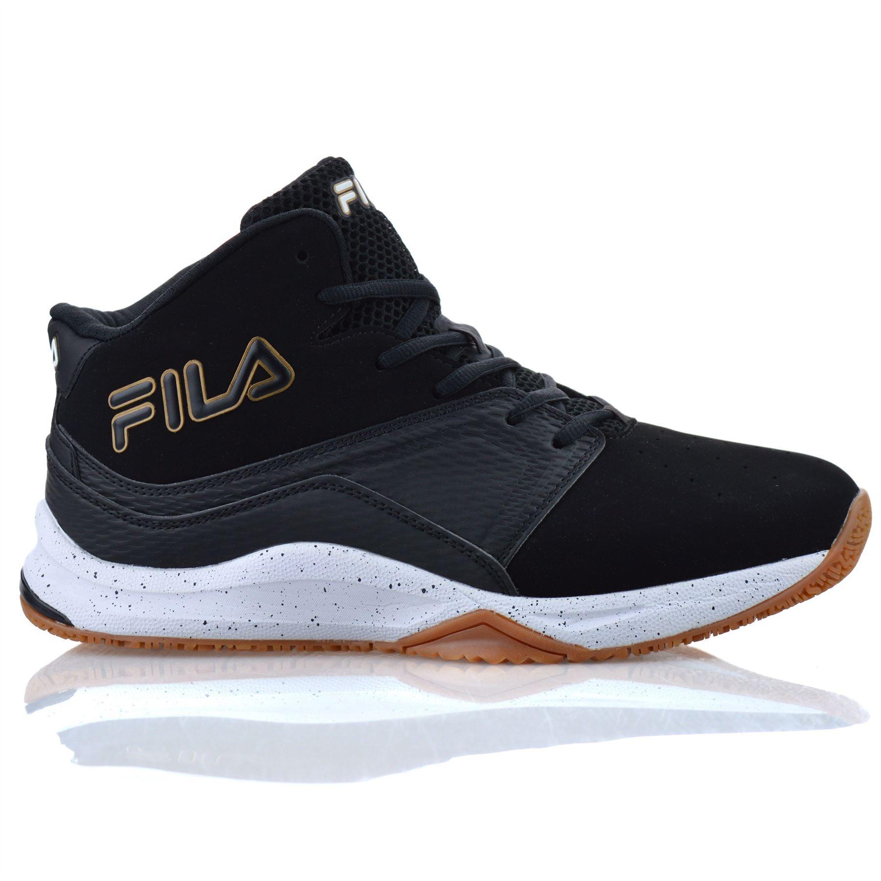 Mens Fila High Top Casual Walking Ankle Boots Basketball Gym Trainers Shoes Size - Toi ‘n’ Moi Ltd