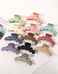 Black Minimalist Five Circles Frosted Hair Claw Clip - Toi ‘n’ Moi Ltd