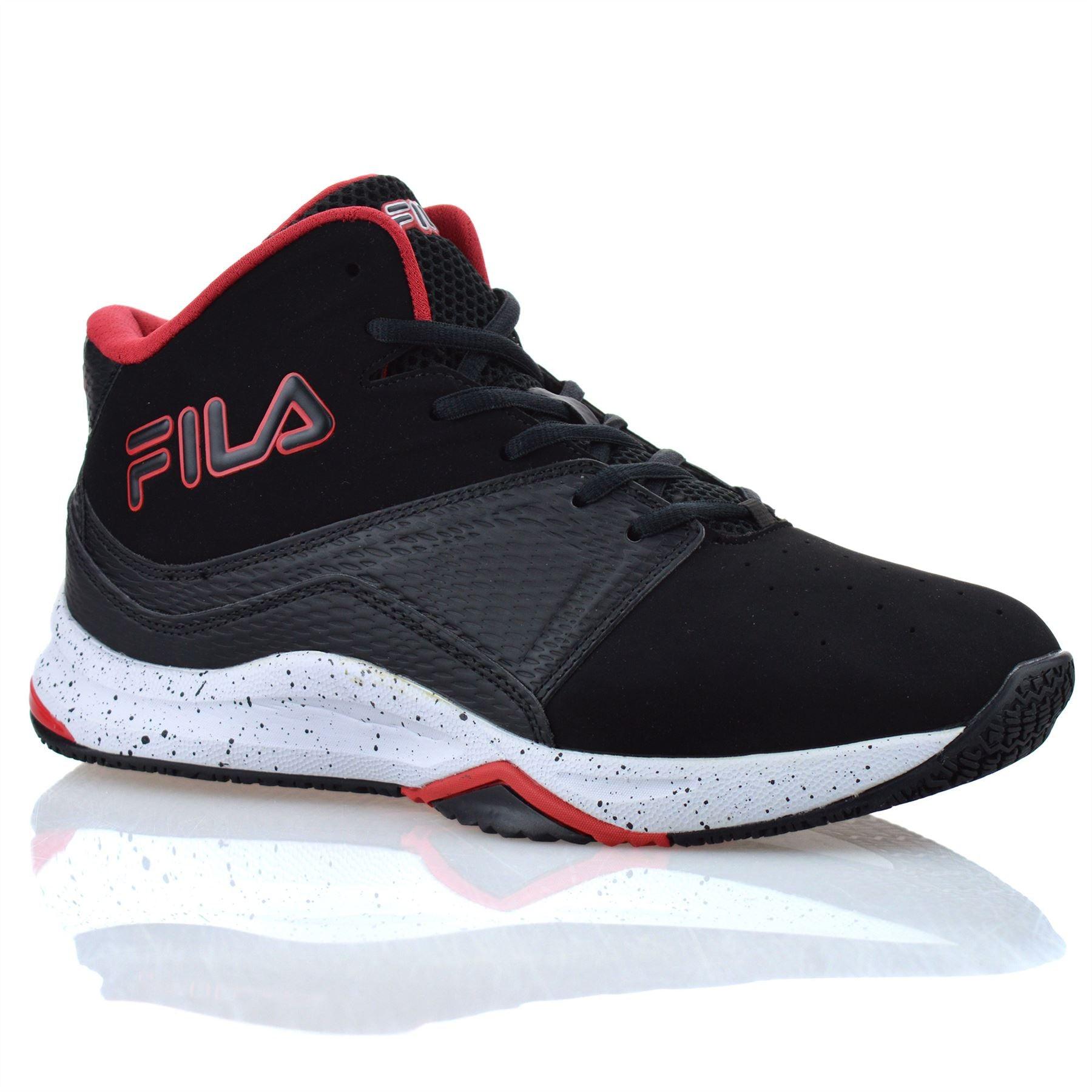 Mens Fila High Top Casual Walking Ankle Boots Basketball Gym Trainers Shoes Size - Toi ‘n’ Moi Ltd