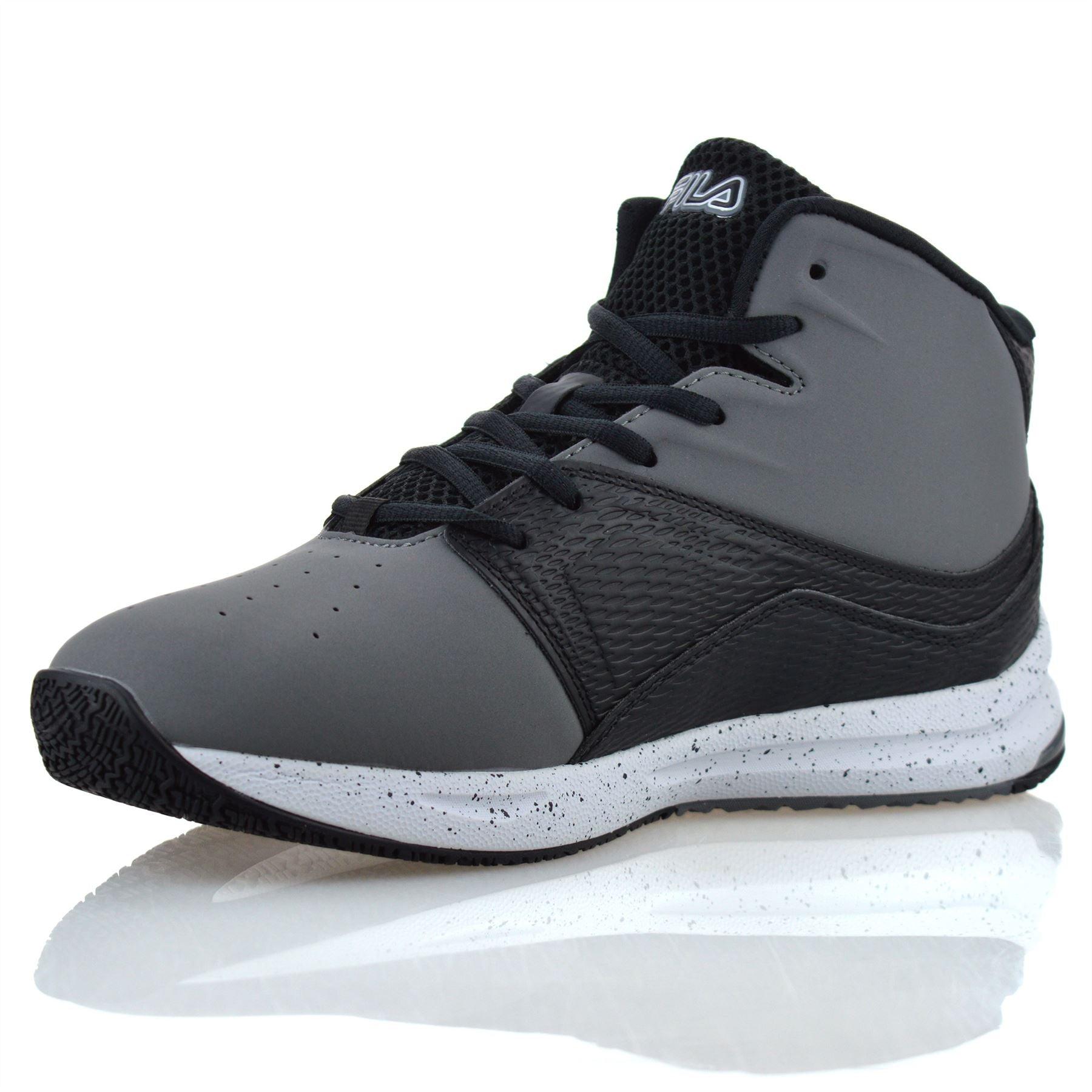 Mens Fila High Top Casual Walking Ankle Boots Basketball Gym Trainers Shoes Size - Toi ‘n’ Moi Ltd