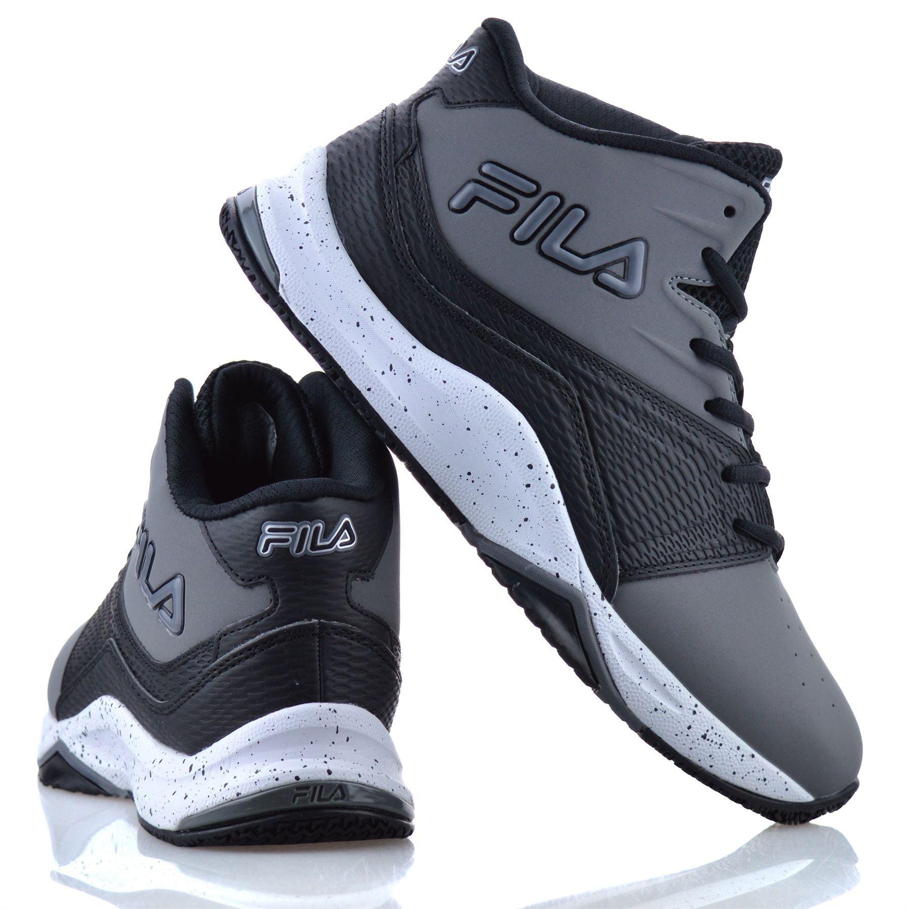 Mens Fila High Top Casual Walking Ankle Boots Basketball Gym Trainers Shoes Size - Toi ‘n’ Moi Ltd