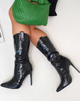 Knee High Pointed Boots