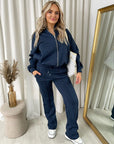 Zip Bomber Jacket and Trouser Co-ord Set