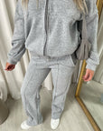 Zip Bomber Jacket and Trouser Co-ord Set