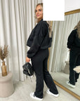 Zip Bomber Jacket and Trouser Co-ord Set