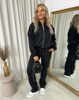 Zip Bomber Jacket and Trouser Co-ord Set