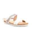 Double Strapped Embellished Sandals
