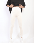 Stretchy Wide Waistband Second Skin Leggings - Toi ‘n’ Moi Ltd