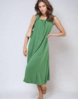 Square Neckline Ruffle Straps Tie Detail Beach Midi Dress - Toi ‘n’ Moi Ltd