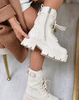 Block Heel Chunky Ankle Boots - Toi ‘n’ Moi Ltd
