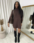 Chunky Roll Neck Knitted Jumper - Toi ‘n’ Moi Ltd
