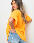 Button Down Pleated Frill Tops - Toi ‘n’ Moi Ltd