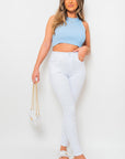 High Waisted Skinny Fit Jeans