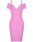 Summer Off Shoulder Bandage Dress