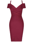 Summer Off Shoulder Bandage Dress